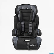 Автокрісло JOY 4771-03, група 1/2/3 (9–36 кг), універсальне з бустером та регульованим підголівником, фото 4
