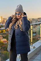 Зимова жіноча куртка великого розміру батал Розміри: 50-52, 54-56, 58-60, 62-64, фото 3