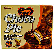 Печиво шоколадне Black Sugar Milk Tea CHOCO PIE 336 г