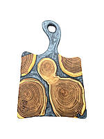 Дошка з епоксидною смолою синього кольору