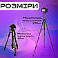 Штатив тринога для телефону Neepho 8850 фотоапарата камери для зйомки в чохлі професійний з рівнем, фото 2
