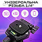 Штатив тринога для телефону WT-3520 фотоапарата камери для зйомки в чохлі професійний з рівнем, фото 5