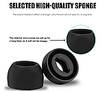 Силіконові амбушури Samsung Galaxy Buds 3 FE SM-R420 Комплект Чорні, фото 7