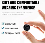 Силіконові амбушури Samsung Galaxy Buds 3 FE SM-R420 Комплект Чорні, фото 9