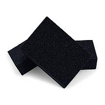 Меламінова нано губка для чищення посуду BLACK з абразивним покриттям 3 шт. набір 10х7х2.5 см, фото 2