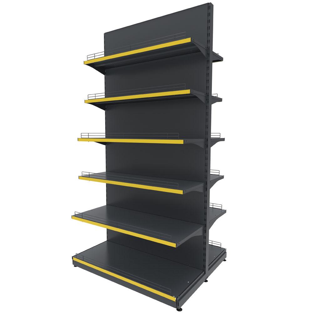 Торговий стелаж TSO-10 (2420х1200) двосторонній, фото 1