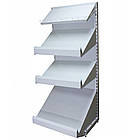 Овочевий стелаж в магазин 1900х750 мм ТИП 8, приставний стелаж під пластикові ящики, продуктовий стелаж, стелаж для овочів, фото 2