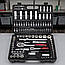 Професійний набір інструментів на 108 із двома тріскачками у зручному пластиковому кейсі, фото 8