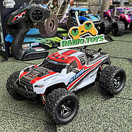 Монстр-трак на радіокеруванні "Fire Storm" червоний | Машинка на пульті | Швидкий джип на радіоуправлінні, фото 5