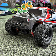 Монстр-трак на радіокеруванні "Fire Storm" червоний | Машинка на пульті | Швидкий джип на радіоуправлінні, фото 4