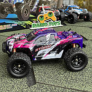 Монстр-трак на радіокеруванні "Blaze Storm" рожевий | Машинка на пульті | Швидкий джип на радіоуправлінні, фото 4