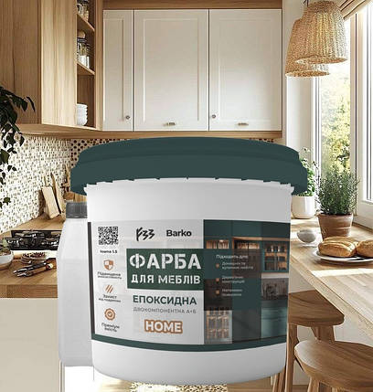 Водостійка фарба для меблів Barko 1 кг, фото 1