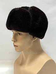 Шапка Вушанка "Альоша"з норки чорна.
