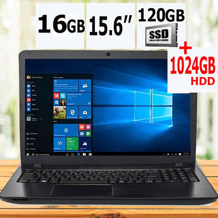 Ноутбук CLEVO N650DU Intel I7-6700 15.6'' 16GB/120GB SSD/1024GB HDD, фото 1