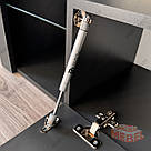 Тумба під телевізор з підсвічуванням ТБ тумба 2 м завширшки з 5 відкритими та 2 закритими полицями з ламінованого ДСП, фото 9