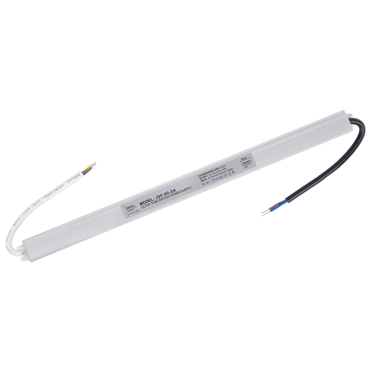 Блок живлення LEDTech 12v 5а 60 Вт Stick у герметичному корпусі ip67. Преміум. Гарантія 2 роки