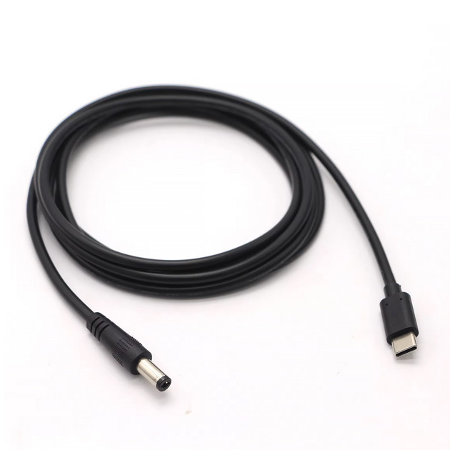 Кабель USB для роутера від PowerBank Type C to DC 5.5x2.1 5V в 12V 1A 1m