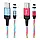 Кабель USB Lightning Hoco Magnetic 2A U90 LED 1m, фото 3