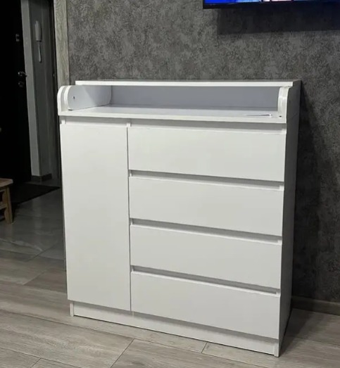 Дитячий Комод пеленальний 4+1 Лайт Білий 900*450*950, фото 1