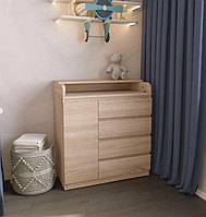 Дитячий Комод пеленальний 4+1 Лайт Сонома 900*450*950