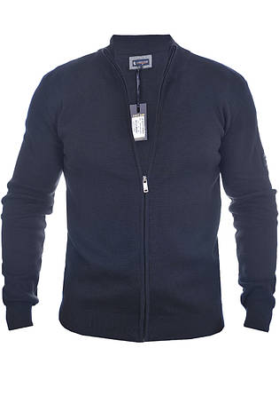 Кофта чоловіча Le Gutti 25-873-13 темно-синя, фото 1