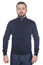 Кофта чоловіча Le Gutti 25-873-13 темно-синя, фото 2