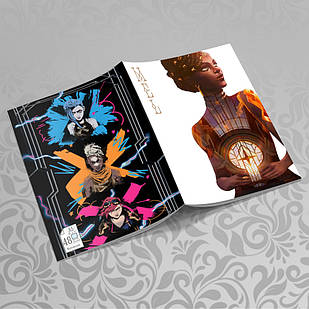 Зошит 48 арк. на скобі у клітинку Arcane / Аркейн 003