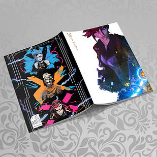 Зошит 48 арк. на скобі у клітинку Arcane / Аркейн 005