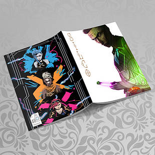 Зошит 48 арк. на скобі у клітинку Arcane / Аркейн 007