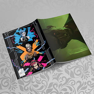 Зошит 48 арк. на скобі у клітинку Arcane / Аркейн 012