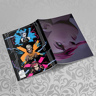 Зошит 48 арк. на скобі у клітинку Arcane / Аркейн 015