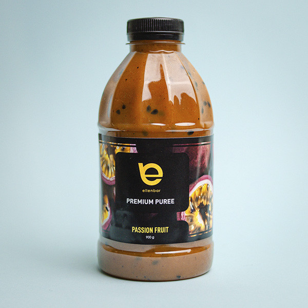 Фруктове пюре-основа Ellenbar "Маракуйя", пляшка 900 г, фото 1