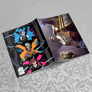 Зошит 48 арк. на скобі у клітинку Arcane / Аркейн 017