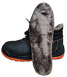 Спецвзуття робоче черевики з металевим підноском теплі "BHP 106" (зима) Польща, фото 3