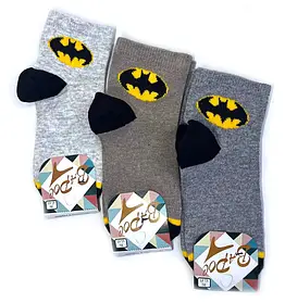 Шкарпетки дитячі стрейч "Batman" 14 р. (12 пар!) (Весна/літо) Варос
