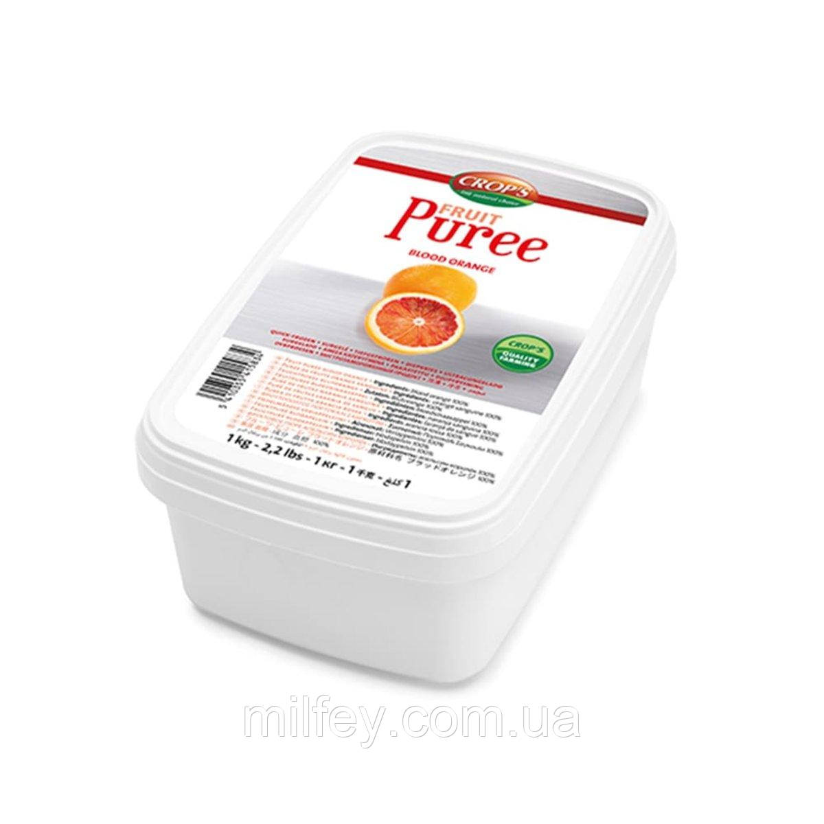 Пюре Апельсин Червоний без цукру, заморожене, Crop's, 1 кг, фото 1