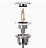 Донний клапан клік-клак, Універсальний, фото 2