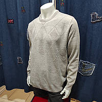 Светр Vip stones чоловічий джемпер великого розміру 3XL беж