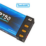 Блок живлення ToolkitRC ADP750 750W 12V 62.5A для зарядних пристроїв ToolkitRC M6D M8D M9, фото 4