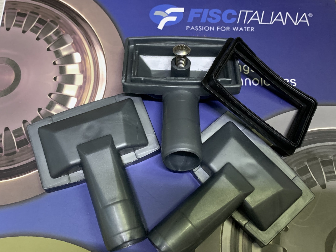 Перелив прямокутний для кухоннї мийки