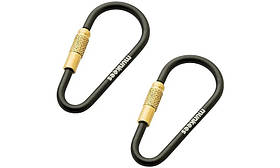 Карабін Munkees Mini Link 3 mm x 48 mm 2-Pack black 2025