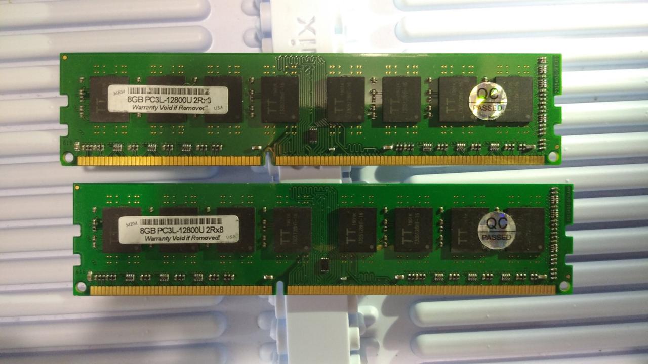 Недорога оперативна пам'ять 16Gb (2x8GB)  DDR3L 1600MHz TT Games PC3L 12800U 2Rx8 RAM, фото 1