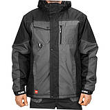 Костюм куртка зимова та напівкомбінезон димісезонний, спецодяг комплект захисний робочий спецівка чоловіча польша, фото 4