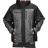 Костюм куртка зимова та напівкомбінезон димісезонний, спецодяг комплект захисний робочий спецівка чоловіча польша, фото 3