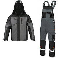 Костюм куртка зимова та напівкомбінезон димісезонний, спецодяг комплект захисний робочий спецівка чоловіча польша