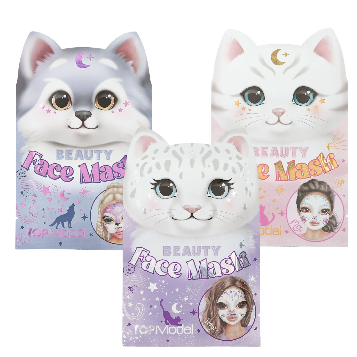 TOP Model Дитяча маска для обличчя Face Mask Animal Beauty and Me 13822, фото 1