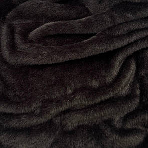 Трикотаж Ангора Бергамо ширина 2 метри щільність 270 г/м2 Чорний