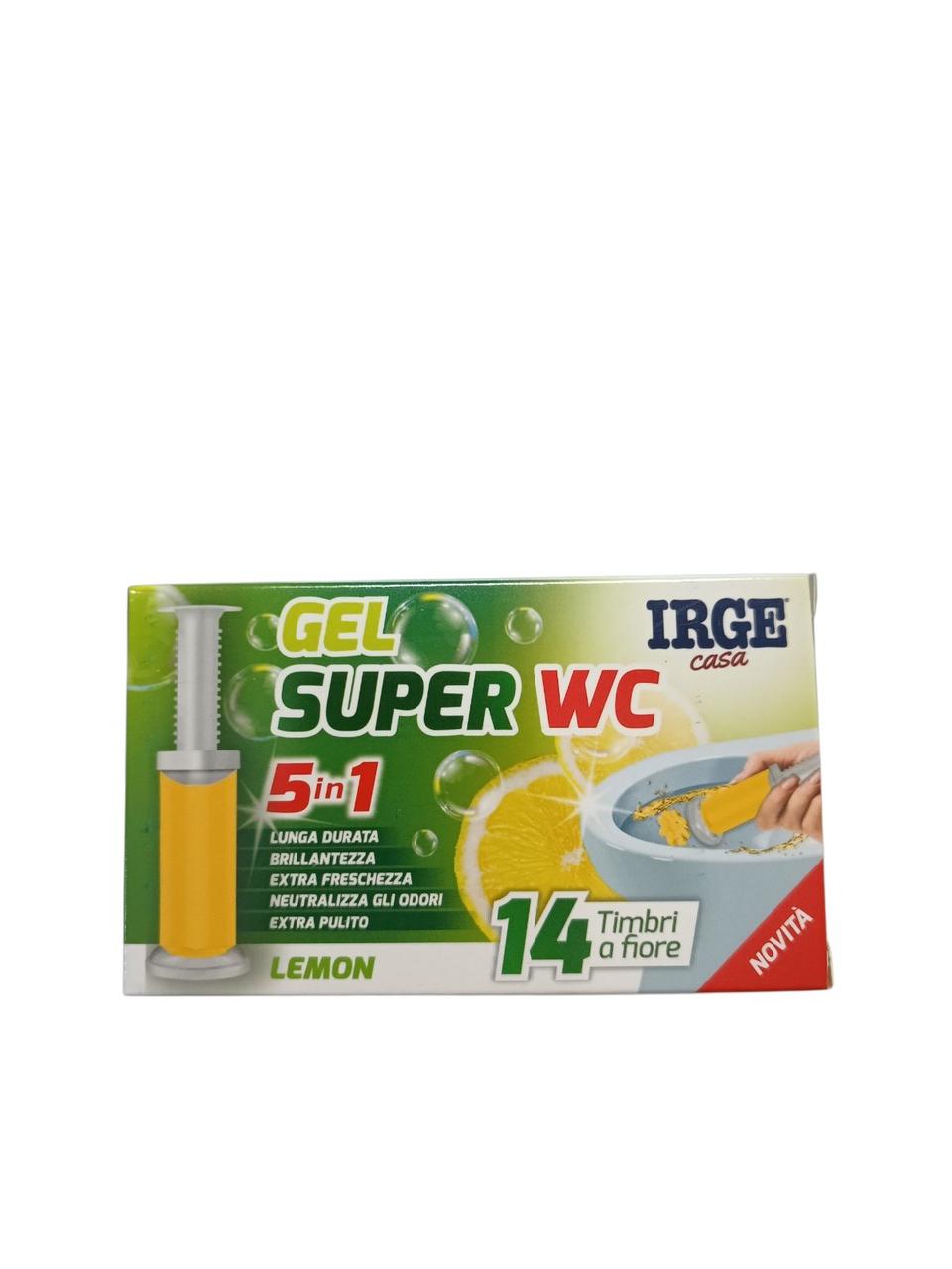 Гель шприц для унітазу. лимон IRGE 14 застосувань