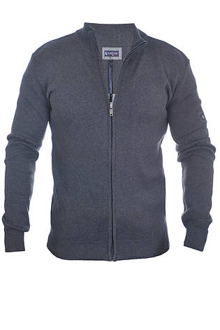 Кофта чоловіча Le Gutti 25-873-70 темно-сіра, фото 1