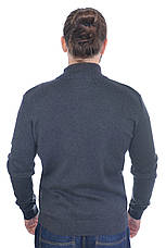 Кофта чоловіча Le Gutti 25-873-70 темно-сіра, фото 4